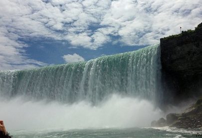 water fall scene