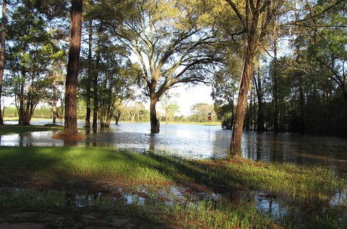 flooding in rural area