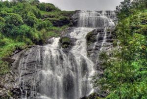 waterfall scene
