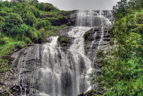 waterfall scene